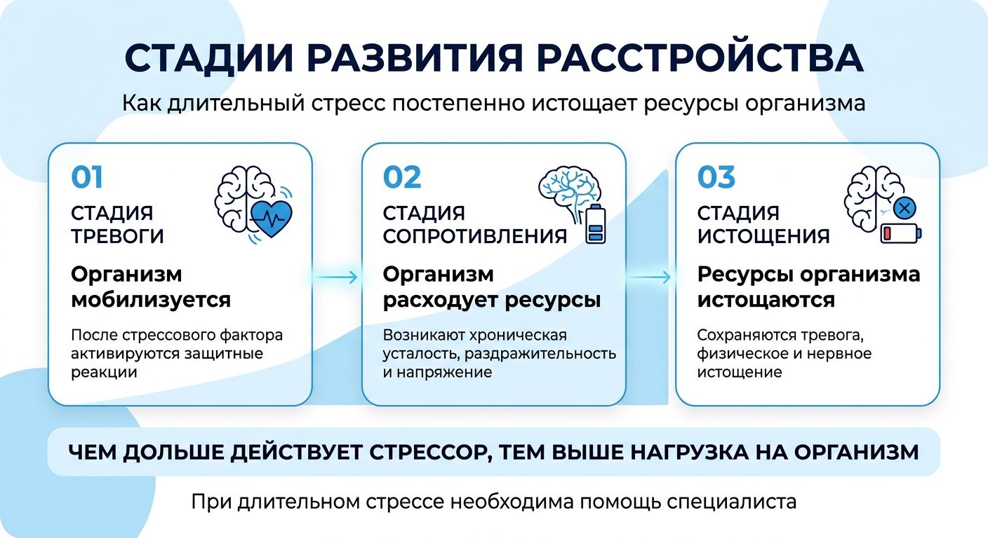 Лечение стресса в Зарайске инфографика